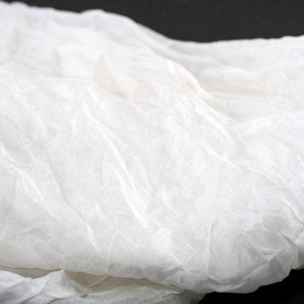 Crinkled Silk Chiffon Fabric