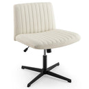 Criss Cross Legged Chair No Wheels 120¬∞ Rocking Adjustable Height by LJGDeals