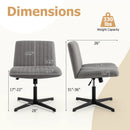 Criss Cross Legged Chair No Wheels 120¬∞ Rocking Adjustable Height by LJGDeals