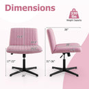 Criss Cross Legged Chair No Wheels 120¬∞ Rocking Adjustable Height by LJGDeals
