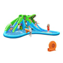 Inflatable Crocodile Style Water Slide Upgraded Kids Bounce Castle with 680W Blower by LJGDeals