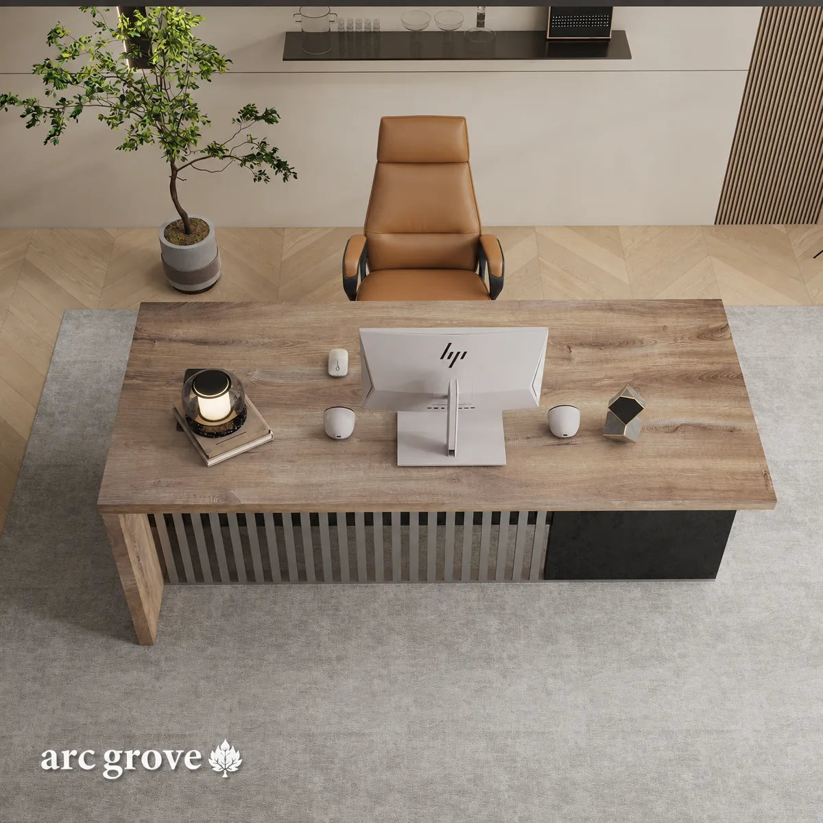 Croft · Small Executive Desk, photo 7 of 21