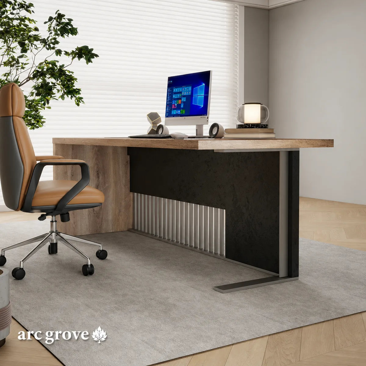 Croft · Small Executive Desk, photo 8 of 21