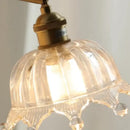 GobekUsa Crown Glass LED Wall Lights Brass Switch Stair Fixtures