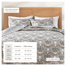 Reversible Christmas Comforter and Sham Set - Holiday / Lodge Odette Collection