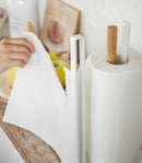 Paper Towel Holder - Steel + Wood by Yamazaki Home