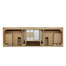 James Martin Solene 72" Double Bathroom Vanity, Seaside Oak