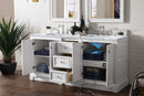 James Martin De Soto 72" Double Bathroom Vanity, Bright White