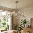 Crystal Ball Round Cluster Chandelier