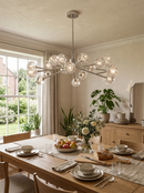 Crystal Ball Round Cluster Chandelier