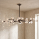Crystal Ball Round Cluster Chandelier