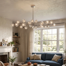 Crystal Ball Round Cluster Chandelier