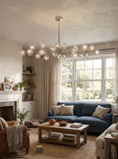 Crystal Ball Round Cluster Chandelier