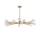 Crystal Ball Round Cluster Chandelier