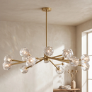 Crystal Ball Round Cluster Chandelier