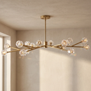 Crystal Ball Round Cluster Chandelier