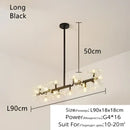 GobekUsa Crystal Bionic Petals Chandelier for Living Dining Bedroom Hall Hotel Decor