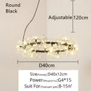 GobekUsa Crystal Bionic Petals Chandelier for Living Dining Bedroom Hall Hotel Decor