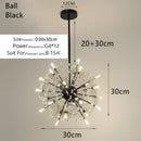 GobekUsa Crystal Bionic Petals Chandelier for Living Dining Bedroom Hall Hotel Decor