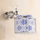 GobekUsa Crystal Brass Gold Bathroom Accessories Set