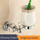 GobekUsa Crystal Brass Gold Bathroom Accessories Set