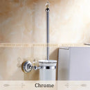 GobekUsa Crystal Brass Gold Bathroom Accessories Set