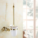 GobekUsa Crystal Brass Gold Bathroom Accessories Set