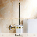 GobekUsa Crystal Brass Gold Bathroom Accessories Set