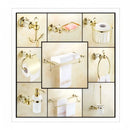 GobekUsa Crystal Brass Gold Bathroom Accessories Set