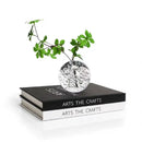 GobekUsa Crystal Bubble Ball Vase with Artificial Flowers for Desk Decoration