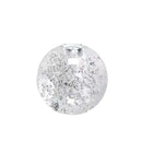 GobekUsa Crystal Bubble Ball Vase with Artificial Flowers for Desk Decoration