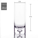 Crystal Bubble Base Collins Glass Highball Tumbler  - 12oz
