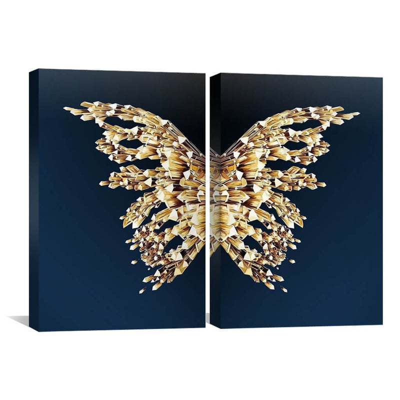 Crystal Butterfly Canvas