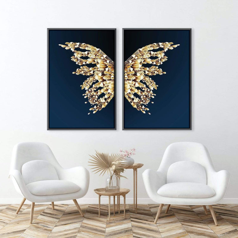 Crystal Butterfly Canvas