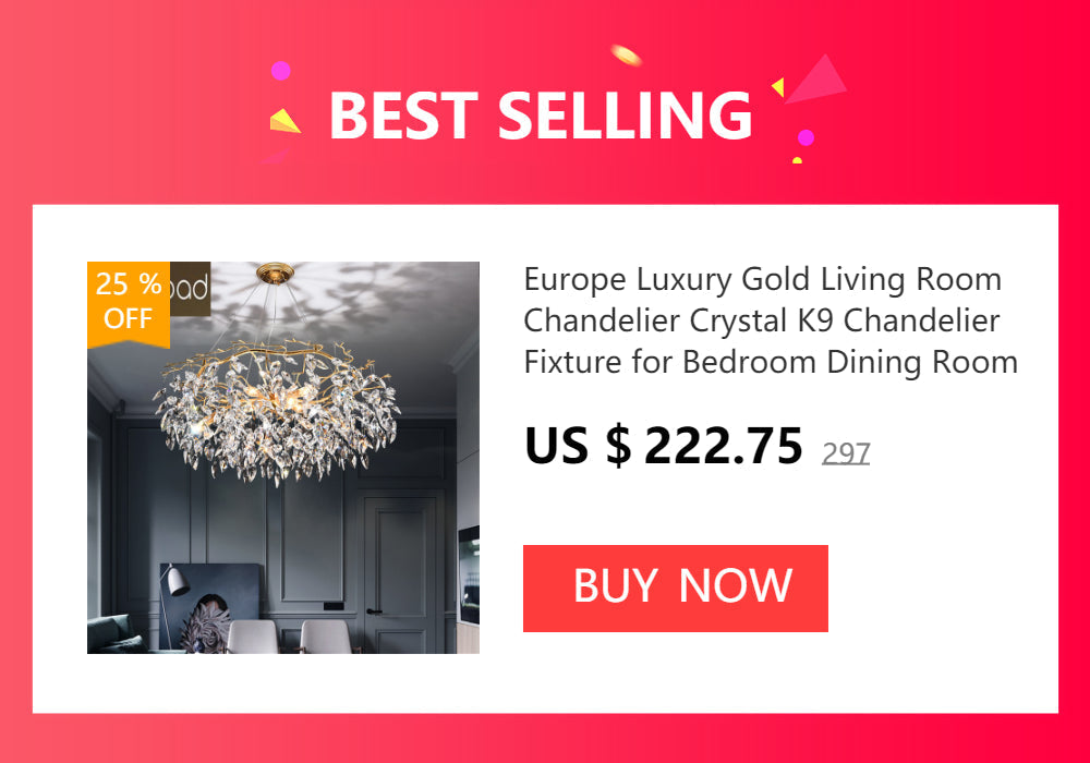 Crystal Chandelier for Living Room Bedroom