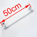 GobekUsa Crystal Chrome Towel Bar - Stainless Steel Bathroom Accessories