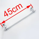 GobekUsa Crystal Chrome Towel Bar - Stainless Steel Bathroom Accessories
