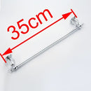 GobekUsa Crystal Chrome Towel Bar - Stainless Steel Bathroom Accessories