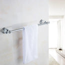 GobekUsa Crystal Chrome Towel Bar - Stainless Steel Bathroom Accessories