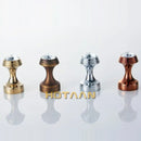 Crystal chrome wall hook set gold and antique brass bathroom decor by Decorbites