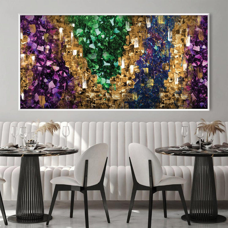 Crystal Colors Canvas