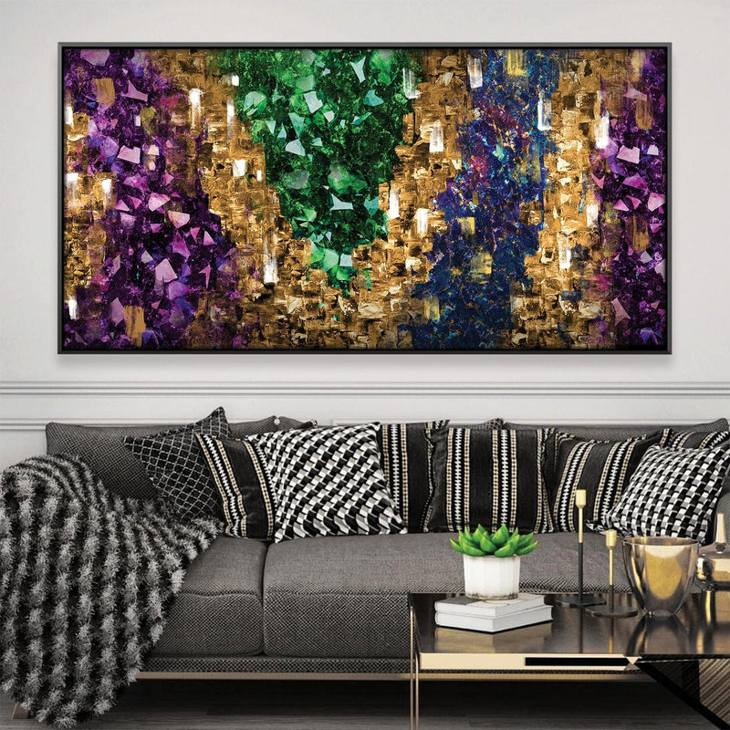 Crystal Colors Canvas