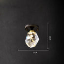 GobekUsa Crystal Copper Chandelier Lighting for Dinning Room