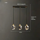 GobekUsa Crystal Copper Chandelier Lighting for Dinning Room
