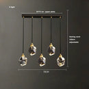 GobekUsa Crystal Copper Chandelier Lighting for Dinning Room