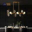 GobekUsa Crystal Copper Chandelier Lighting for Dinning Room