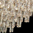 GobekUsa Crystal Crown Chandelier: Luxe Ceiling Light for Home, Shop & Lobby