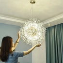 GobekUsa Dandelion Chandelier LED Pendant Lamp for Dining Room, Bedroom, Shops