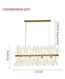 GobekUsa Dandelion Chandelier LED Pendant Lamp for Dining Room, Bedroom, Shops