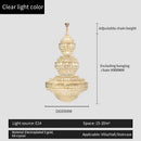 GobekUsa Crystal Duplex Chandelier for Hotel Lobby and Living Room
